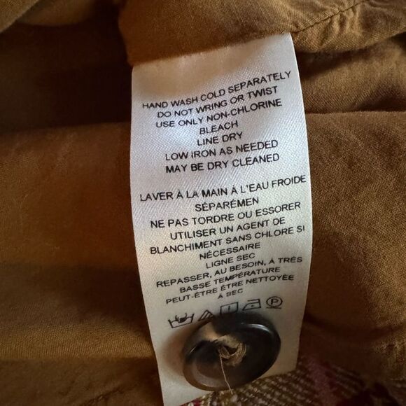 Maeve by Anthropologie Women's Plaid Pink Button-Front Mini Skirt Size 6 - Picture 10 of 11